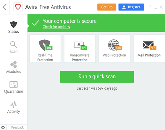 Avira Antivirus Pro 15.0.2101.2070 Plus Crack Full Version [Latest]